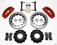 Wilwood 140-8996-DR Wilwood TC6R Front Kit 16.00in Drilled Red 1999-2010 GM H2 Truck/SUV 2500