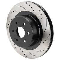 Wilwood 160-16662-BK Wilwood 6x5.5 SRP Drilled Performance Rear Rotor & Hat R/H - Black